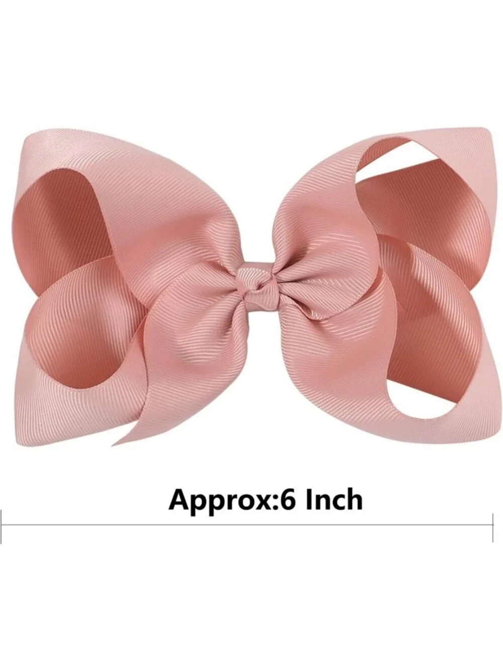 50 Large Grosgrain Hair Bows with Alligator Clips - Perfect for Toddlers